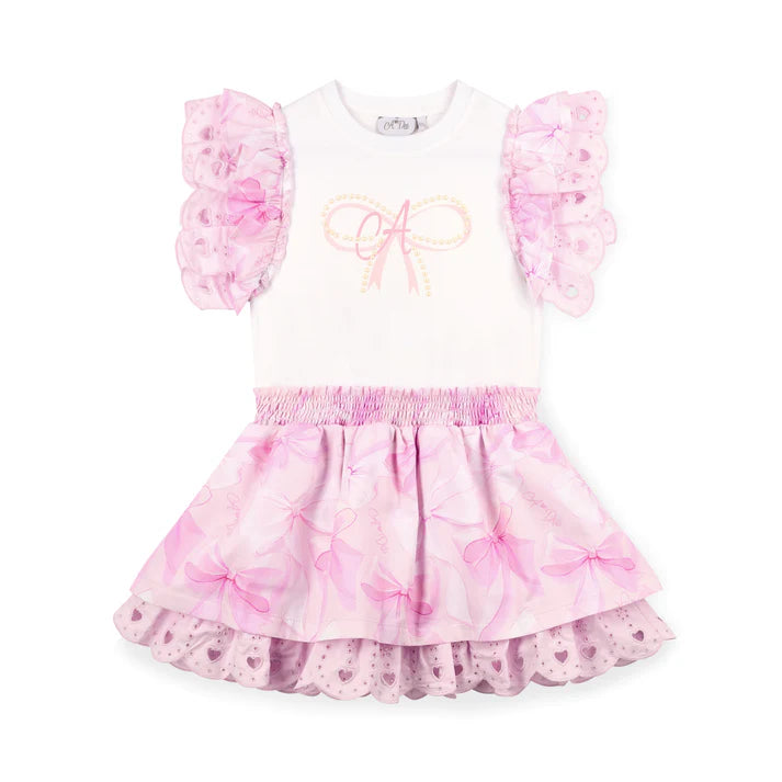 A DEE - Vestito Remi con Stampa Fiocchi S261705