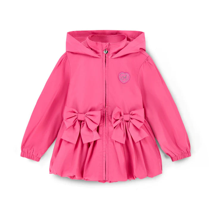 A DEE - Giacca Stella con Fiocchi e Zip Strass S263206